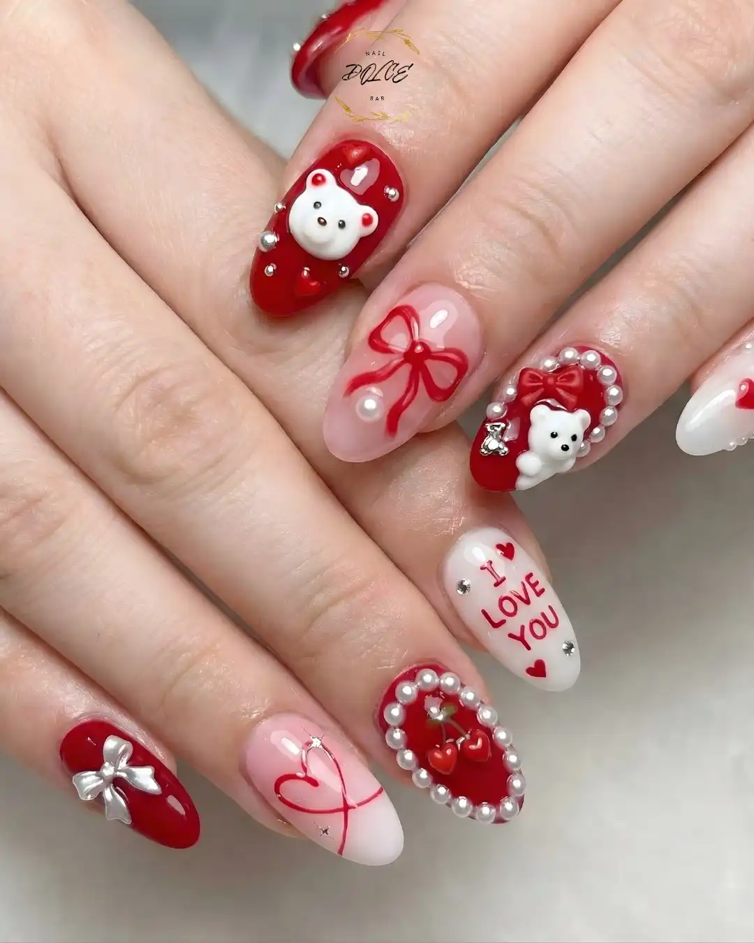 Elegant nail art design